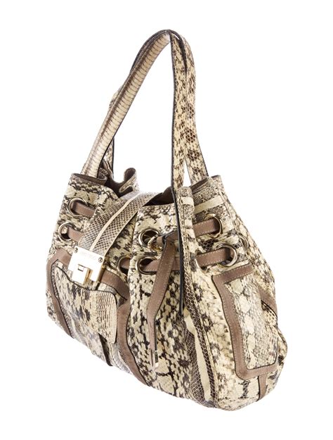 jimmy choo snakeskin bag